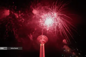 نورافشانی شب