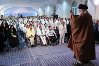 امام شهید خطاب به ورزشکاران پاراآسیایی: شما درس اراده را معنی کردید+فیلم