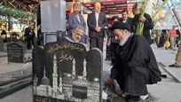 ادای احترام مسئولان بعثه و سازمان حج به شهدای مکه و منا