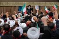 دیدار مردم قم با رهبر انقلاب