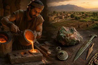 پیش از کشف آهن، انسان‌ها با چه فلزی ابزار می‌ساختند