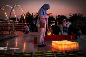 یادبود چهلمین روز شهدای جنگ ۱۲ روزه در برج میلاد