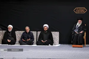 عزاداری ایام شهادت حضرت فاطمةالزهرا(س) با حضور رهبر معظم انقلاب