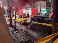 انفجار و آتش‌سوزی در میوه‌فروشی خیابان پیروزی به علت نشت گاز از سیلندرهای مایع