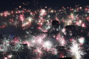 آغاز سال نو میلادی 2025 در تیرانا، آلبانی