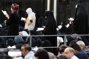 مراسم دعای عرفه در دانشگاه تهران