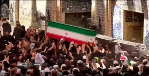 تشییع پیکر مطهر امام شهید در نجف اشرف
