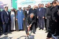 کلنگ ساخت مدرسه ۱۲ کلاسه در بوشهر به زمین زده شد