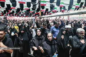 تشییع و خاکسپاری شهدای حملات رژیم صهیونیستی در قطعه42 بهشت زهرا(س)