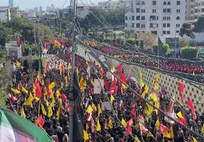 آغاز مراسم عاشورای حسینی در مزار شهید سید حسن نصرالله؛ حضور گسترده عزاداران در بیروت و بعلبک
