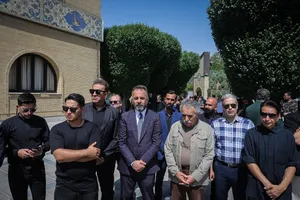 مراسم تشییع پیکر &laquo;بهروز رضوی&raquo; 