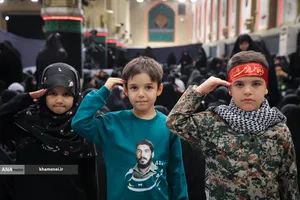 عزاداری ایام شهادت حضرت فاطمةالزهرا(س) با حضور رهبر معظم انقلاب