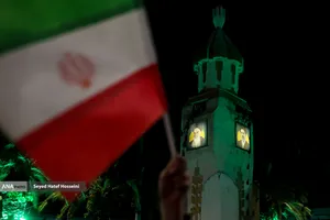  اجتماع مردم قائم شهر در حمایت از رهبر انقلاب 