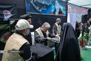 سخنرانی دکتر رنجبر در موکب مرکزی سازمان سما

