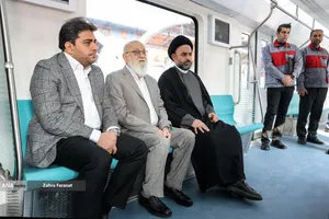 آیین بهره برداری از 2 رام قطار مترو ملی