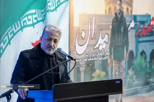 رونمایی از یادمان شهدای جنگ رمضان در مجتمع شهید صدرزاده دانشگاه آزاد