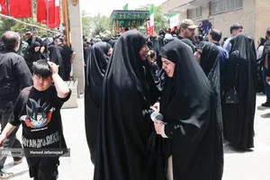 تشییع و خاکسپاری شهدای حملات رژیم صهیونیستی در قطعه42 بهشت زهرا(س)