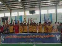 معرفی قهرمانان رقابت‌های فوتسال دانش‌آموزان سما