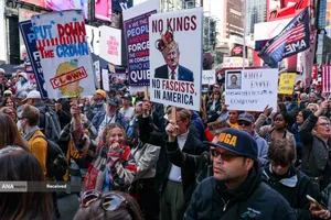 تظاهرات ضد ترامپ &laquo;بدون پادشاه&raquo; در سراسر آمریکا