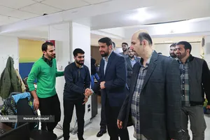 بازدیدمهدی قمی شهردار منطقه 11 تهران از خبرگزاری آنا