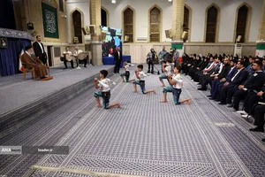 دیدار قهرمانان ورزشی و مدال&zwnj;آوران المپیادهای علمی با رهبر معظم انقلاب