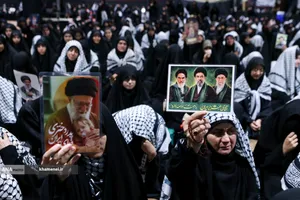 عزاداری هیئت&zwnj;های دانشجویی به مناسبت اربعین حسینی در جوار محل شهادت رهبر شهید انقلاب