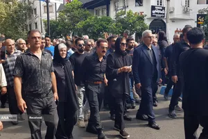 تشییع پیکر جهان پهلوان امامعلی حبیبی