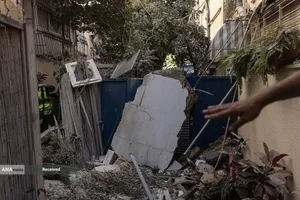 اصابت موشک &zwnj;های بارشی ایران در تلاویو