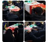 بازگشت پیکر شهید اکبری به وطن پس از ۴۲ سال