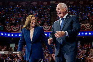 کارزار انتخاباتی کامالا هریس و معاون احتمالی وی در ایالت پنسیلوانیا، آمریکا