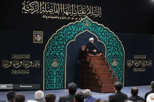 دومین شب عزاداری حضرت فاطمةالزهرا(س) با حضور زهبر م انقلاب