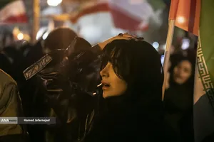 دومین شب عزاداری در سوگ رهبر شهید انقلاب - خیابان نبرد