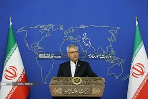 نشست خبری اسماعیل بقایی سخنگوی وزارت امور خارجه