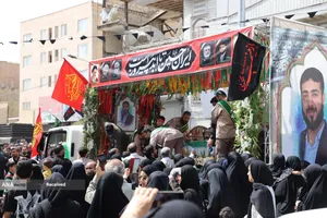 تشییع پیکر مطهر شهید سید مصطفی میر غفاری