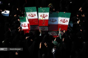 تشییع پیکر مطهر 100 شهید گمنام - معراج شهدا