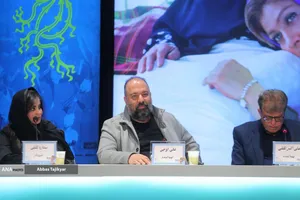 علی اوجی در نشست خبری فیلم سینمایی &laquo;دست تنها&raquo;