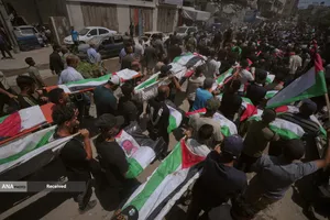 تشییع پیکر 112 شهید فلسطینی