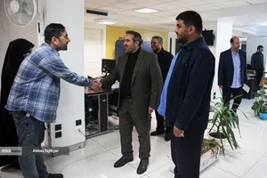 حضور معاون محترم علوم انسانی و هنر دانشگاه آزاد در خبرگزاری آنا