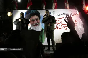 دومین شب عزاداری در سوگ رهبر شهید انقلاب - خیابان نبرد