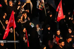 پیاده روی جاماندگان اربعین در ساری