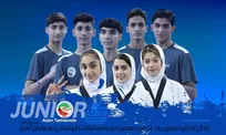 تکواندو قهرمانی نوجوانان آسیا | 8 مدال رنگارنگ دختران و پسران ایران در روز دوم