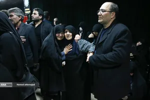 وداع با پیکر&zwnj; مطهر  شهید حجت&zwnj;الاسلام علی رازینی رئیس شعبه ۳۹ و شهید حجت&zwnj;الاسلام محمد مقیسه رئیس شعبه ۵۳ دیوان عالی کشور در معراج شهدای تهران