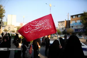 پیاده روی جاماندگان اربعین در ساری