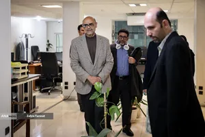 بازدید عليرضا لادن مقدم سرپرست معاونت علوم تربيتي و مهارتي دانشگاه آزاد از خبرگزاری آنا