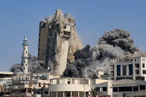مردم آواره شهر غزه