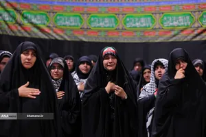 عزاداری هیئت&zwnj;های دانشجویی به مناسبت اربعین حسینی در جوار محل شهادت رهبر شهید انقلاب