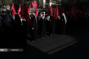 عزاداری هیئت&zwnj;های دانشجویی به مناسبت اربعین حسینی در جوار محل شهادت رهبر شهید انقلاب