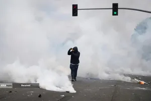 آتش اعتراضات در لس آنجلس