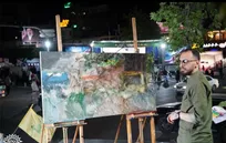 رویداد هنری نقش میان میدان برگزار شد
