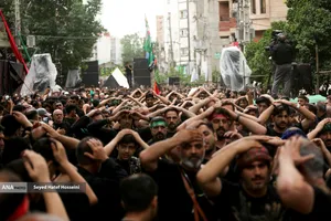 عزاداری و آیین خیمه&zwnj;سوزی عصر عاشورا در هیئت قمر بنی&zwnj;هاشم ساری